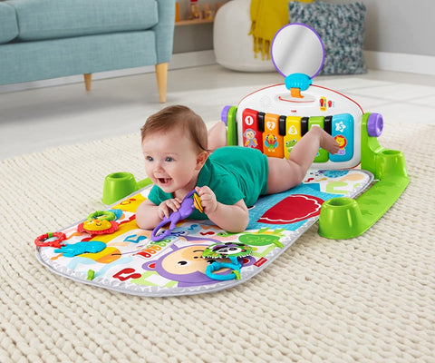 Baby Playmat Deluxe Kick & Play Piano Gym - Plush Baby Mart