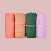 4PC Muslin Swaddle Blankets