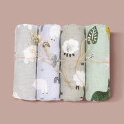 4PC Muslin Swaddle Blankets