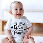 Im Proof God Answers Prayers Onesie