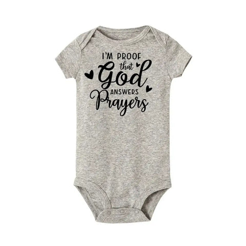 Im Proof God Answers Prayers Onesie