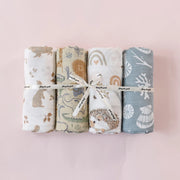 4PC Muslin Swaddle Blankets