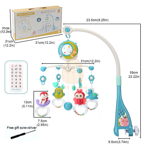 Baby Musical Crib Mobile - Plush Baby Mart