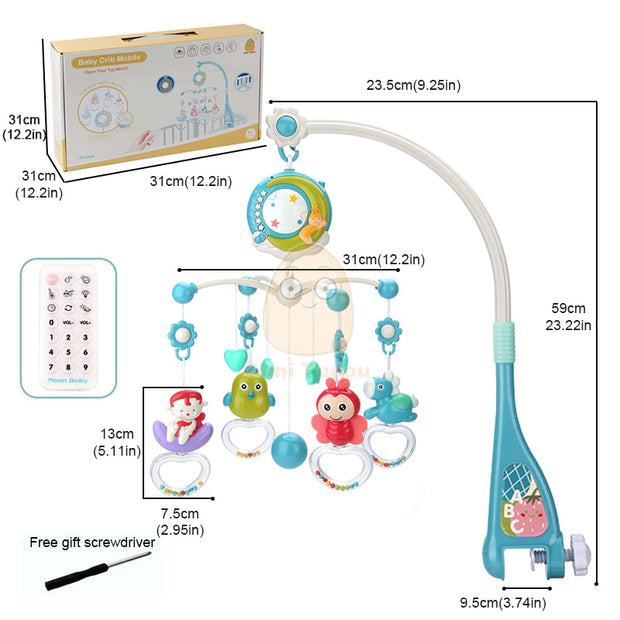 Baby Musical Crib Mobile - Plush Baby Mart