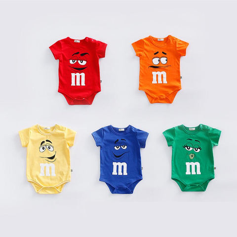 M&M Style Infant Onesie - Plush Baby Mart