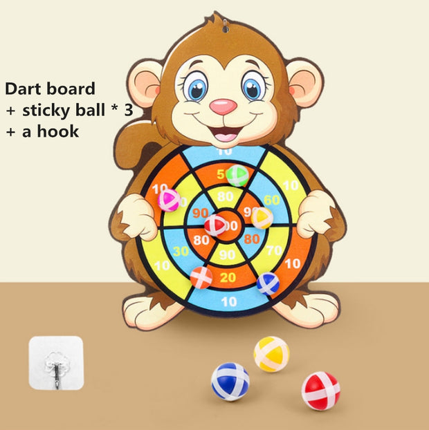 Animal Sticky Ball Dart Board - Plush Baby Mart