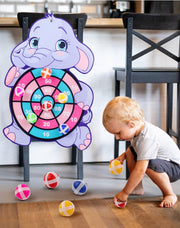 Animal Sticky Ball Dart Board - Plush Baby Mart