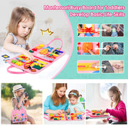 Montessori Busy Board - Plush Baby Mart