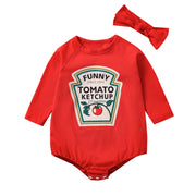 Ketchup & Mustard Onesie - Plush Baby Mart