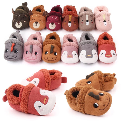 Anti-slip Baby Slippers - Plush Baby Mart