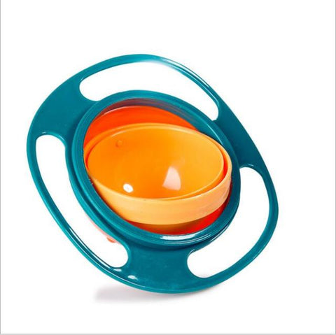 Spill-Proof Baby Gyro Bowl Dish - Plush Baby Mart