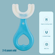 U-shaped Kids Toothbrush - Plush Baby Mart