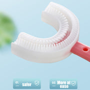 U-shaped Kids Toothbrush - Plush Baby Mart