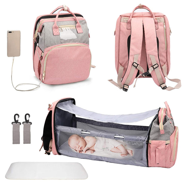 Multi-Functional Diaper Bag - Plush Baby Mart