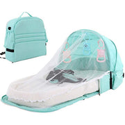 Foldable Baby Bed With Mosquito Net - Plush Baby Mart